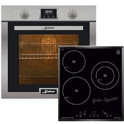Kaiser Backofen-Set Einbaubackofen EH 6323+ KCT 4745 F EINBAU KOCHFELD 45 cm