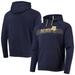 Men's Under Armour Navy Midshipmen 2021 Sideline Fleece Raglan Pullover Hoodie