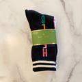 Kate Spade Accessories | Kate Spade 3-Pack Stripe Hello Dot Sock Set | Color: Black/White | Size: Os