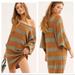 Free People Dresses | Free People Mauna Kea Knit Sweater Dress | Color: Tan | Size: M