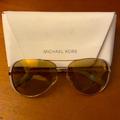 Michael Kors Accessories | Michael Kors Women’s Pink/Gold Aviator Sunglasses | Color: Gold/Pink | Size: Os