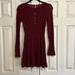 Free People Dresses | Long Sleeve Free People Dress Xs | Color: Red | Size: Xs