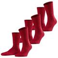 FALKE Walkie Unisex Socks Light Pack of 3 Size: 39/41 Colour: Scarlet