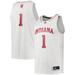 Men's adidas #1 Cream Indiana Hoosiers Swingman Team Basketball Jersey