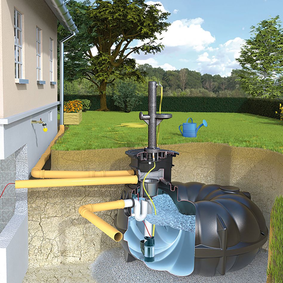 Rewatec NEO Premium Gartenanlage Zisterne, 15000 l Image
