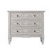 Theodore Alexander Tavel 3 - Drawer Nightstand Bachelor’s Chestin Brown/White Wood in Red/White | 32 H x 36 W x 19 D in | Wayfair TA60002.C150