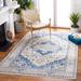 Blue/White 24 x 0.31 in Indoor Area Rug - Langley Street® Evart 851 Area Rug In Ivory/Blue | 24 W x 0.31 D in | Wayfair