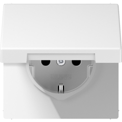 Jung SCHUKO-Steckdose 16 A 250V LS 1520 BFKL WW LS1520BFKLWW Image