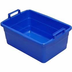LOCKWEILER Wanne eckig 62 cm/45 l blau Image