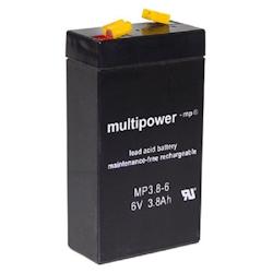 Multipower Blei-Akku MP3,8-6 Pb 6V / 3,8Ah