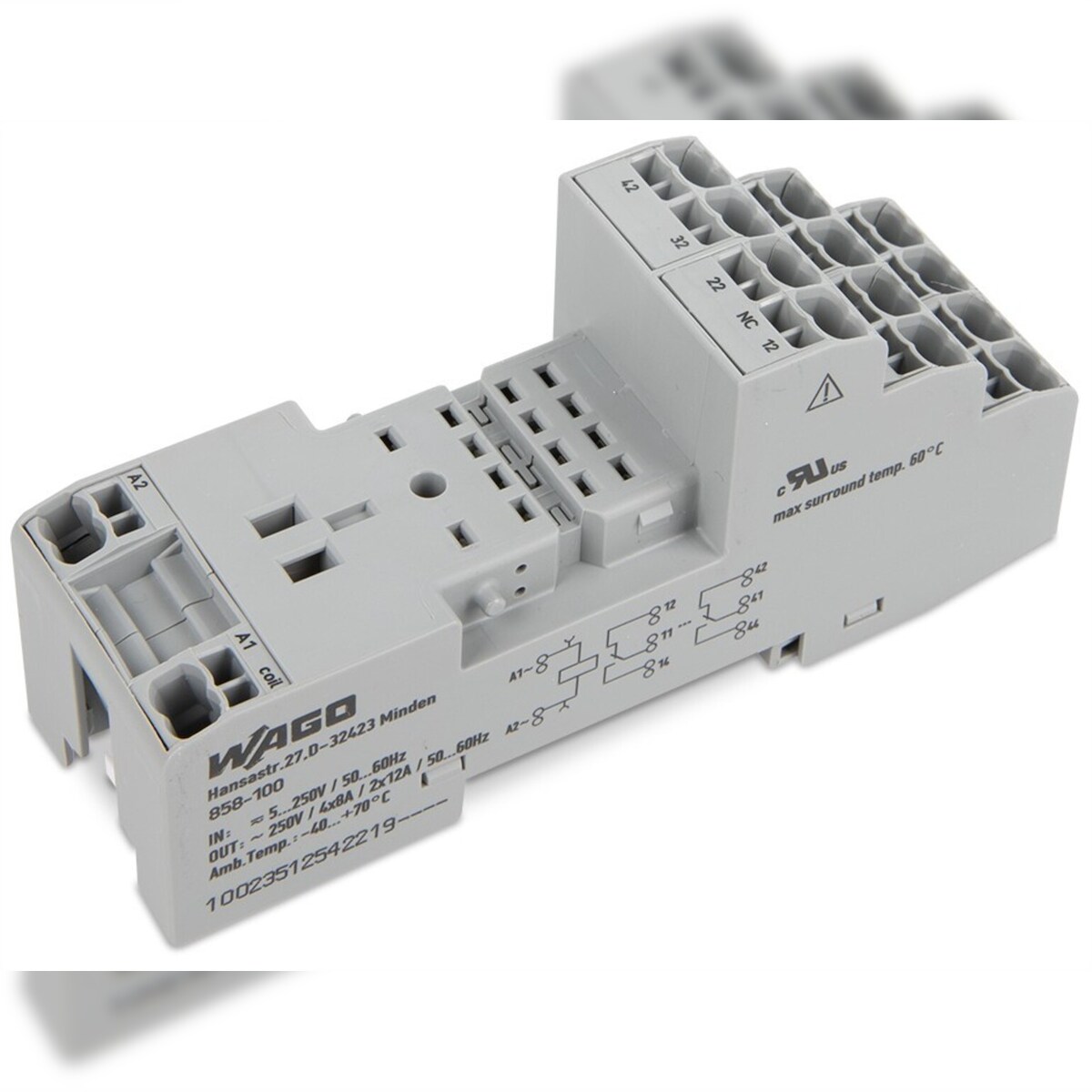 WAGO GmbH & Co. KG Relaissockel 858-100 Image