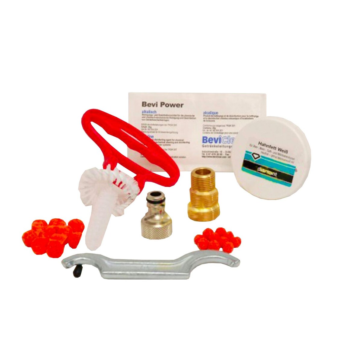 Reinigungsset für Zapfanlage und Keg - klein - mit 28mm Reinigungsadpter Image