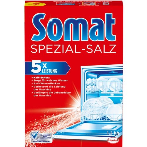 Somat Spezial-Salz Spülmaschinensalz Spülmachine Geschirrspülleistung 1,2kg