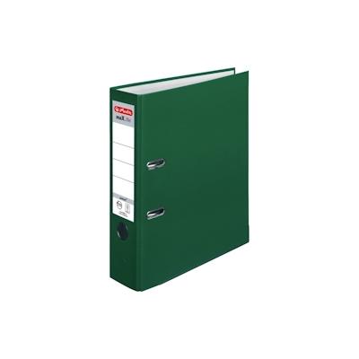 herlitz maX.file protect Ordner mit Folieneinband DIN A4, Rückenbreite 80 mm, grün Image