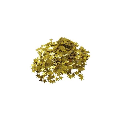 10x Metallkonfetti STERNE gold 15gr.