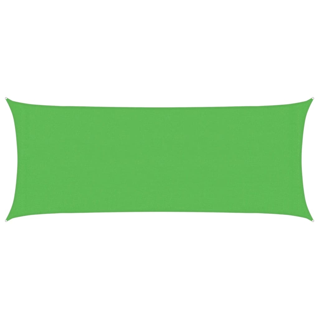 vidaXL Sonnensegel 160 g/m² Hellgrün 2x5 m HDPE Image