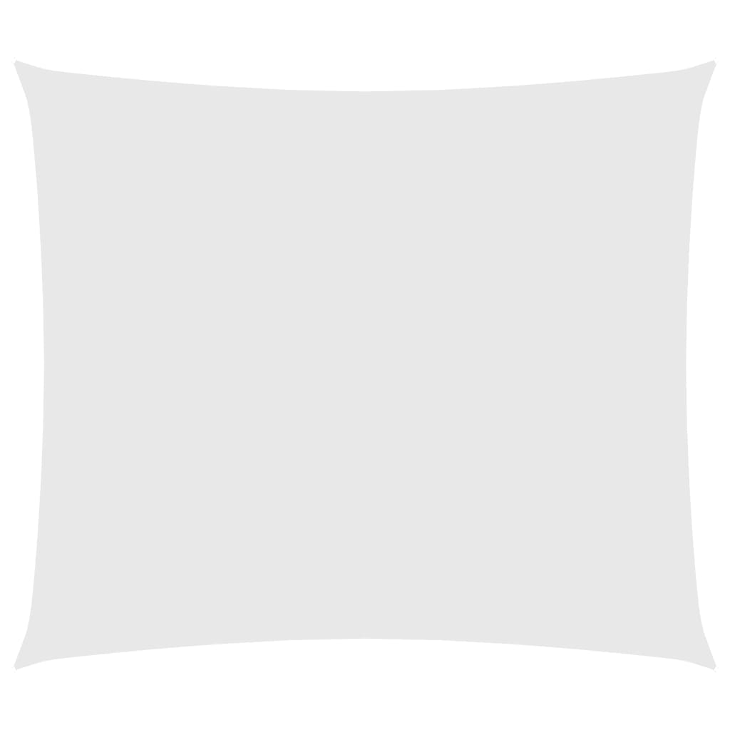 vidaXL Sonnensegel Oxford-Gewebe Rechteckig 2,5x3 m Weiß Image