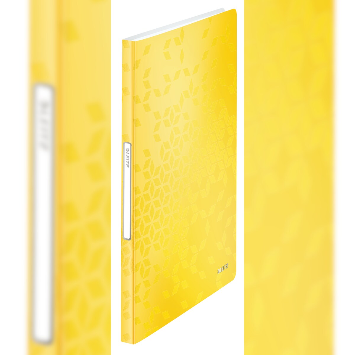 LEITZ 4632-00-16 Sichtbuch WOW, A4, PP, mit 40 Hüllen, gelb-metallic Image