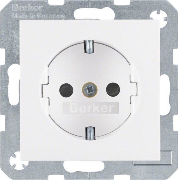 Berker SCHUKO-Steckdose pws/gl 47238989 Image