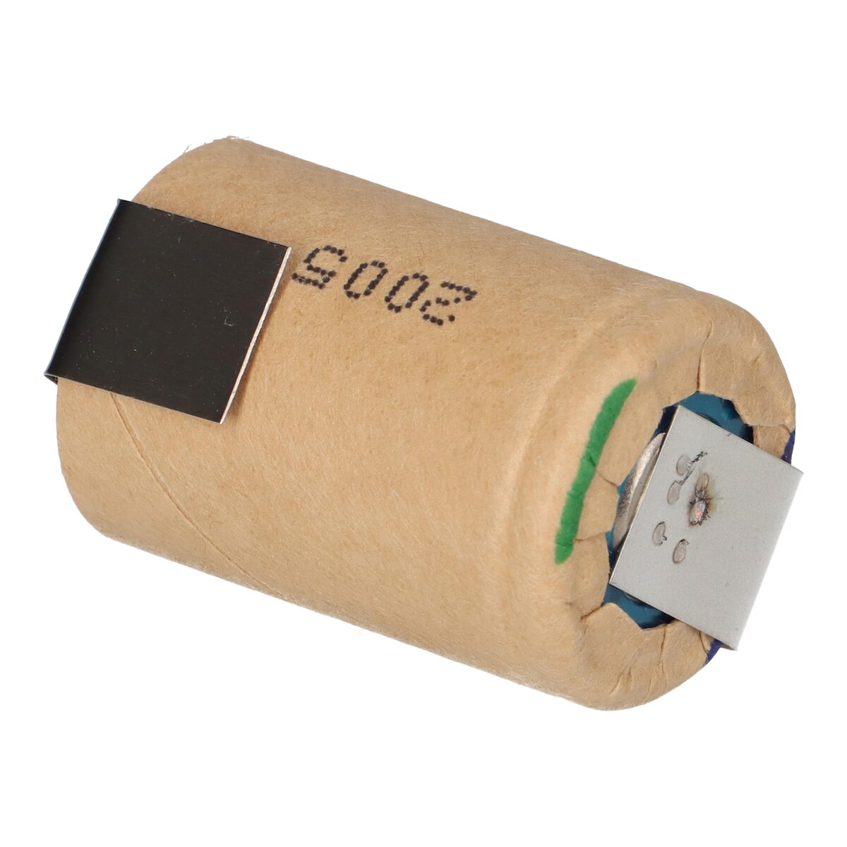 Panasonic Akku 4/5 Sub-C 1,2V / 2000mAh HHR-20SCP Z Lötfahne Pappmantel Image