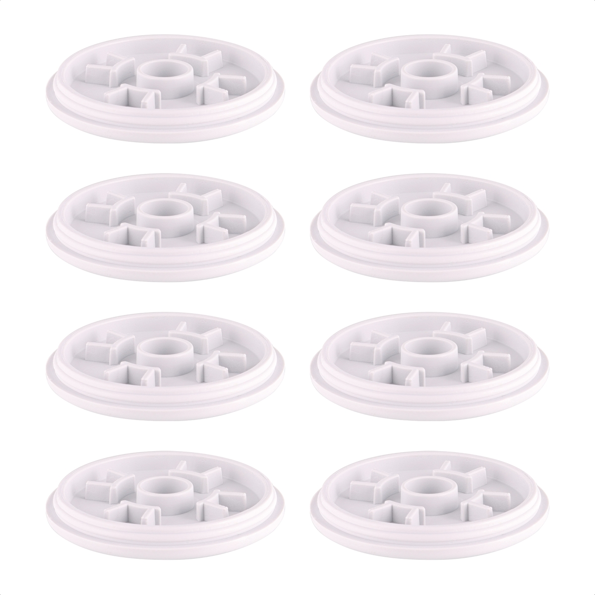 WAGNER QuickClick® Kunststoffgleiter HYPER - 8er-Set Ersatzgleiter Ø 50 mm - für Basis Ø 50 mm - DE Ware - 15833800 Image