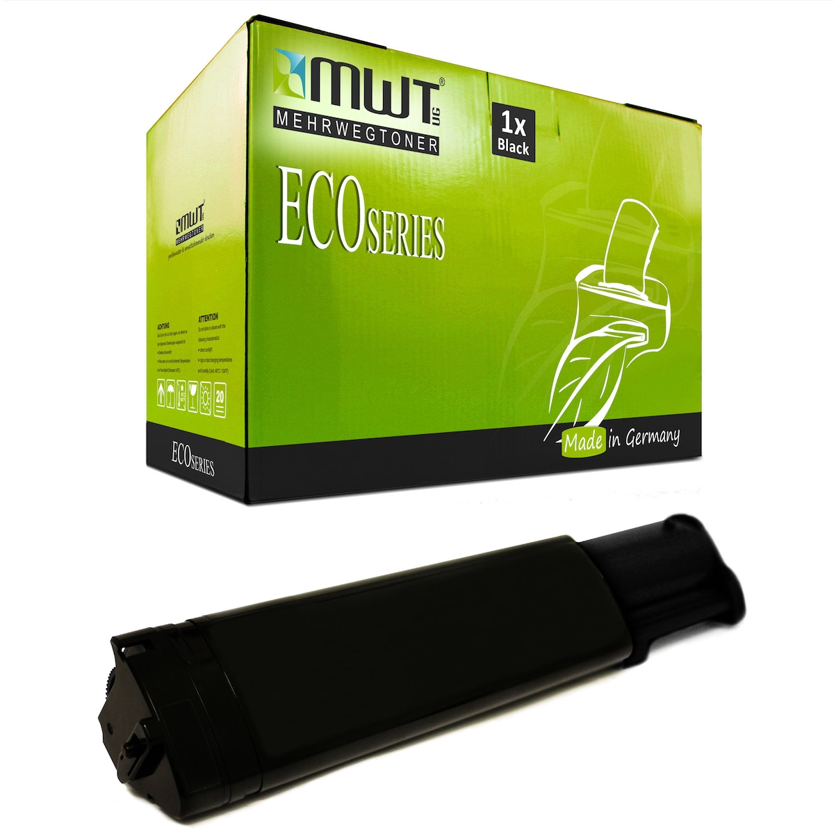 1 Mehrwegtoner kompatible Lasertoner ersetzt Epson C13S050319 Schwarz Image