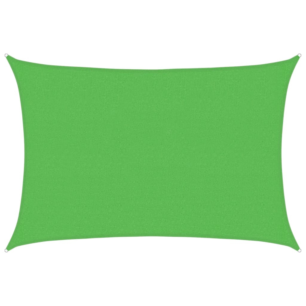 vidaXL Sonnensegel 160 g/m² Hellgrün 2,5x4 m HDPE Image
