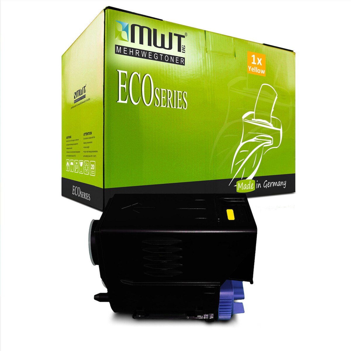 1 Mehrwegtoner kompatible Lasertoner ersetzt Canon 0455B002 C-EXV 21 Y Yellow Image