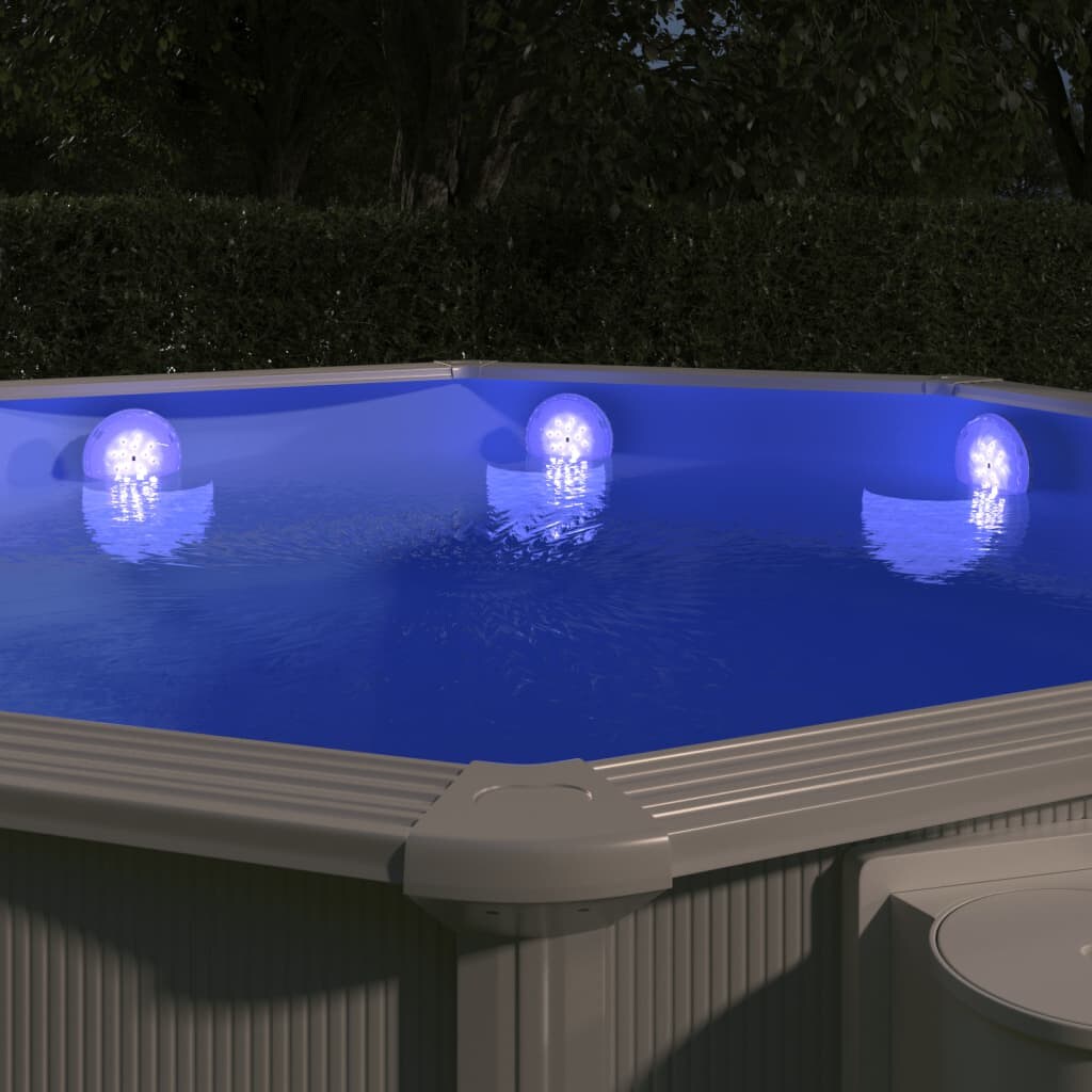 vidaXL Unterwasser-LED-Poollampe mit Fernbedienung Mehrfarbig Image