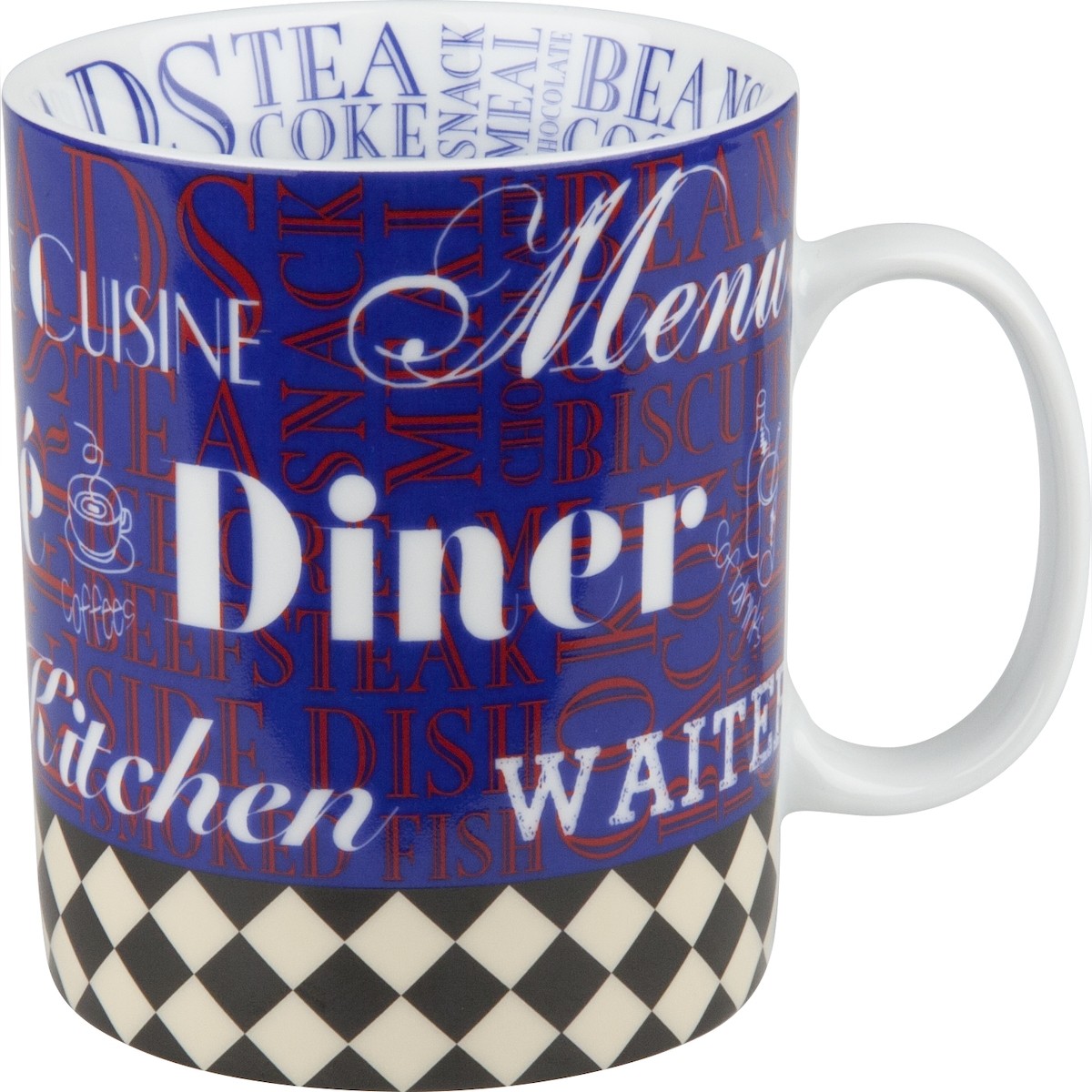 Könitz Porzellan Becher, Diner kitchen - blue Image