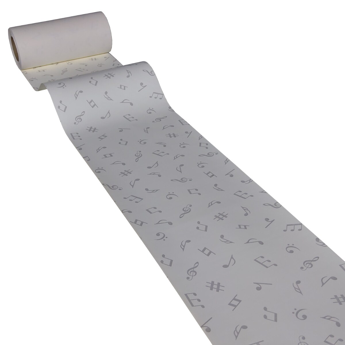JUNOPAX Papiertischläufer Musik 50m x 0,20m, nass- und wischfest Image