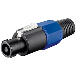 goobay PA-Lautsprecherstecker 4-pol., schraubbar mit Knickschutz Image