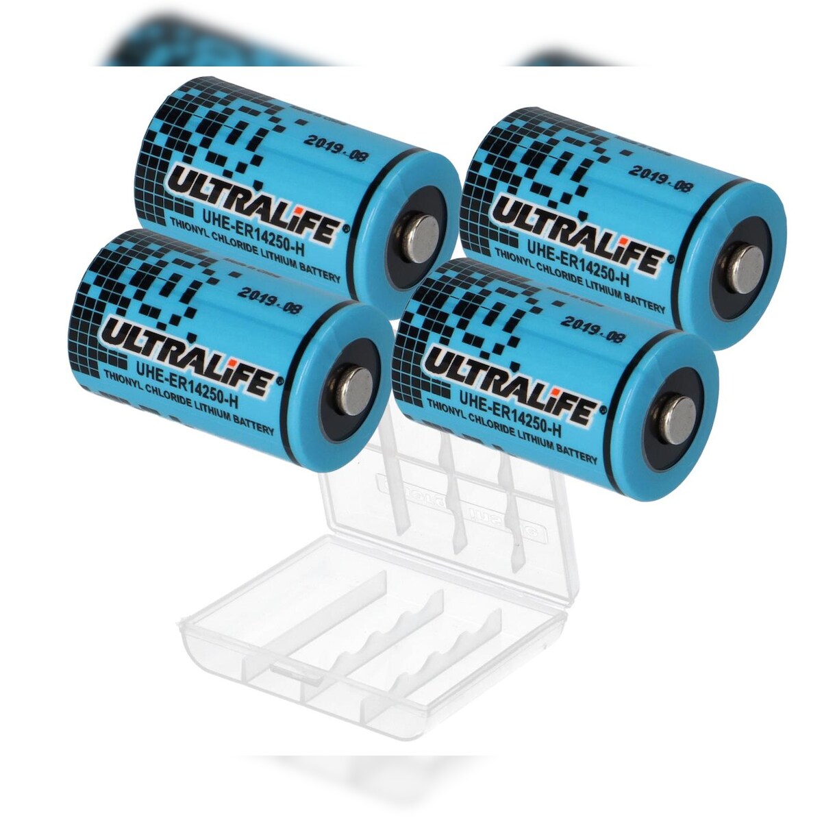 4x Ultralife Lithium 3,6V Batterie LS 14250 - 1/2 AA - UHE-ER14250 Li-SOCl2 + Box Image