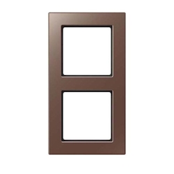 Jung Rahmen 2fach mokka AC 582 MO AC582MO Image