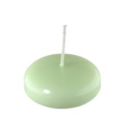 Kopschitz Kerzen Schwimmkerzen Kiwi Grün 24 x Ø 60 mm, 20 Stück