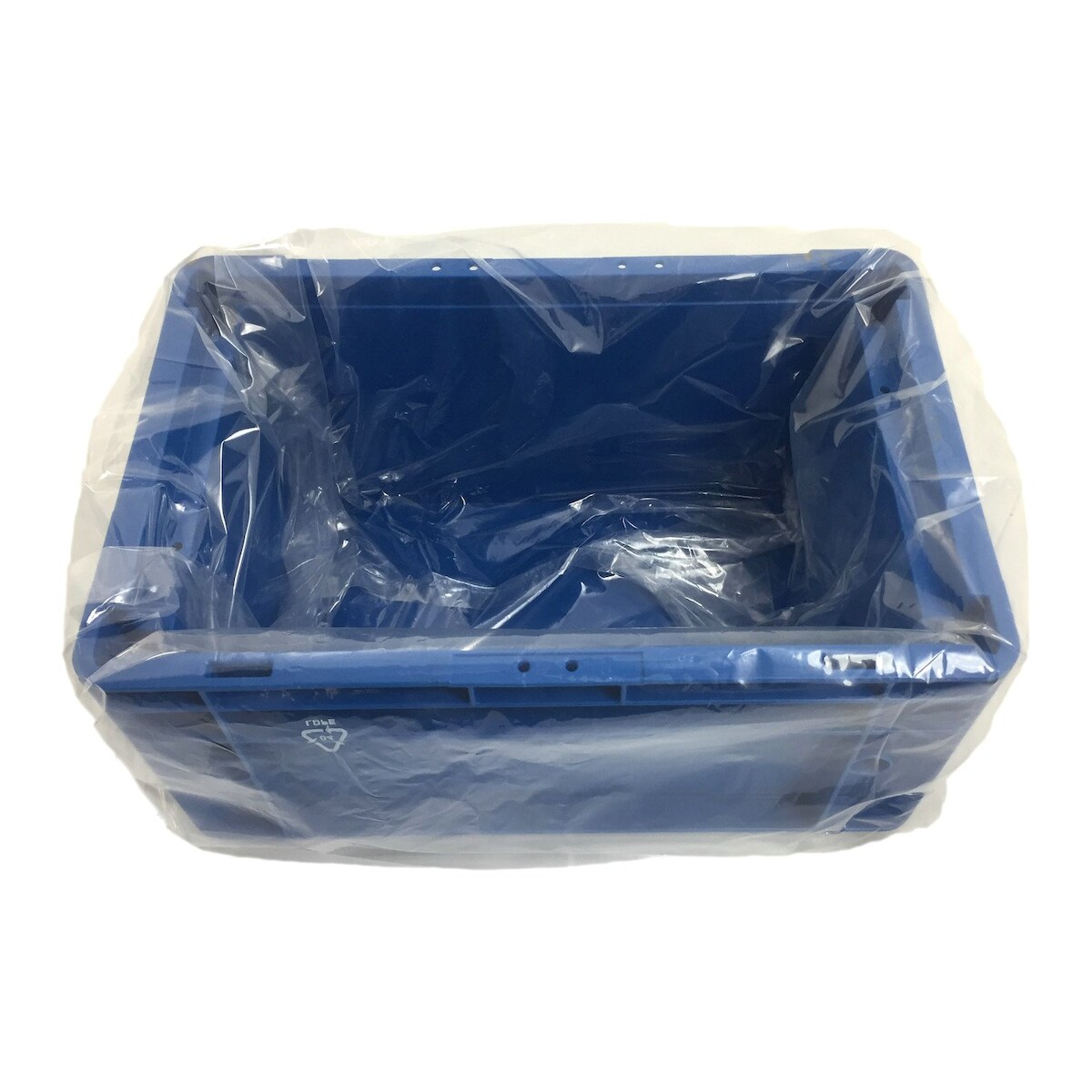 VEPATIM 100x Seitenfaltensack 315x215x450mm für Kleinladungsträger KLT Eurokiste transparent Image