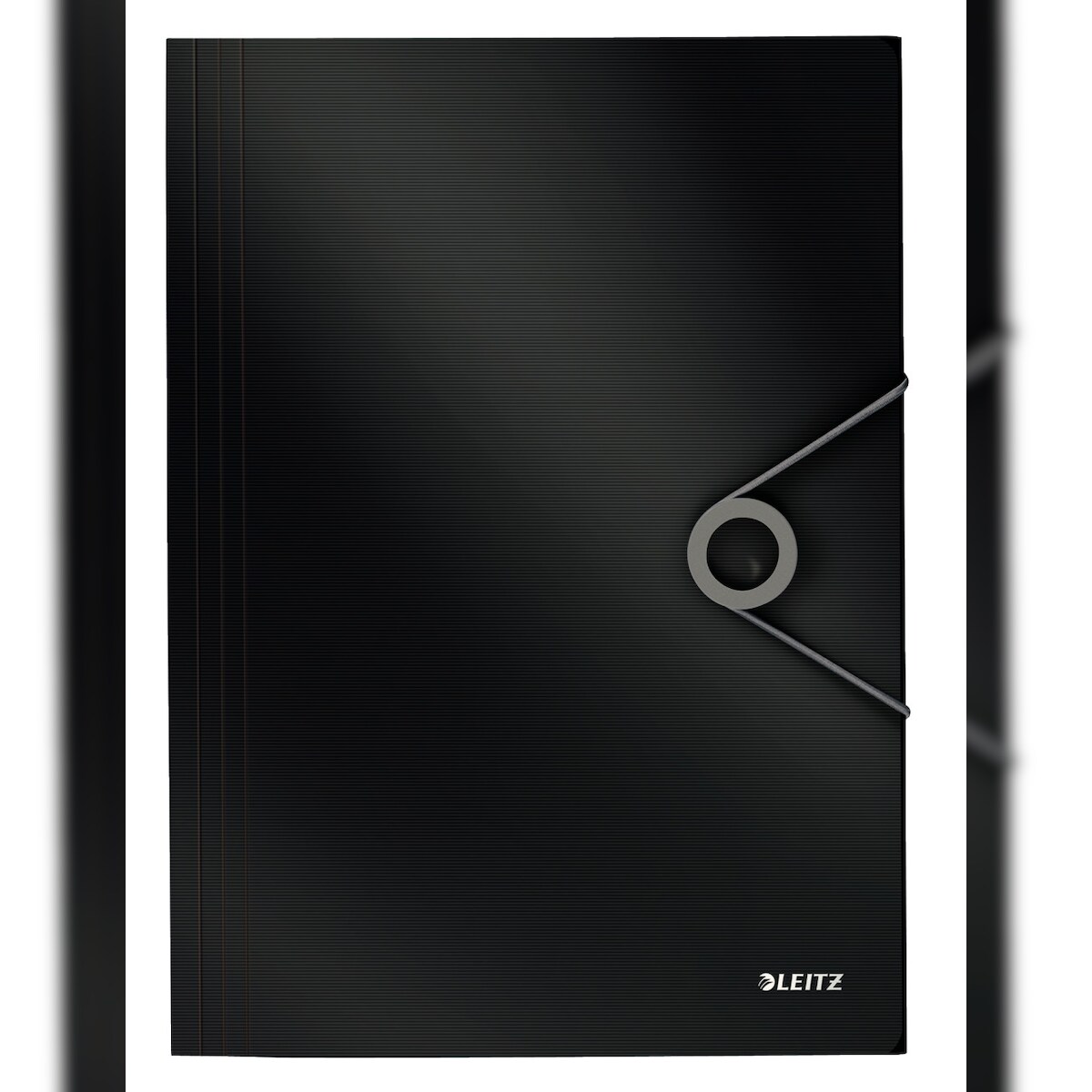 LEITZ Eckspannmappe Solid A4 PP mit Klappen schwarz Image