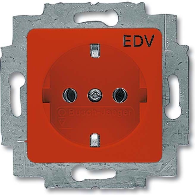 Busch-Jaeger SCHUKO Steckdosen-Einsatz 20 EUC/DV-217-101 2CKA002011A6251 Image