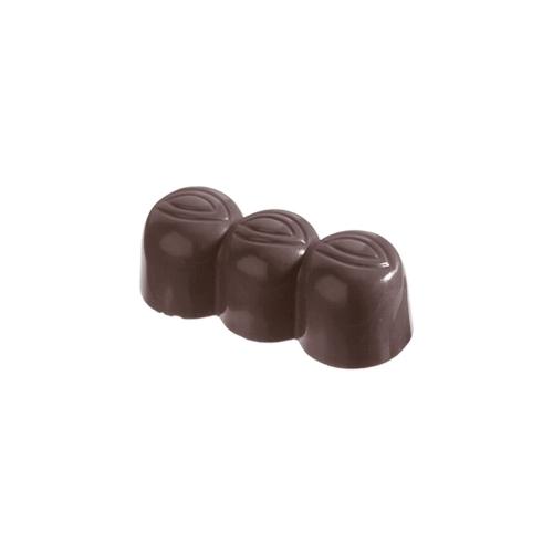 1 x SCHNEIDER Schokoladen-Form 3er Nusspraline-K 47x19x17