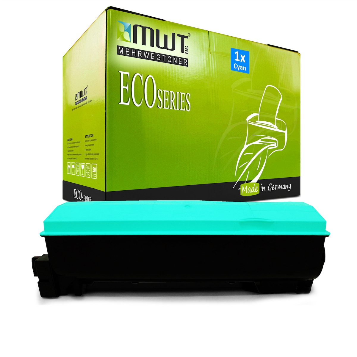 1 Mehrwegtoner kompatible Lasertoner ersetzt Triumph-Adler 4452110011 Cyan Image