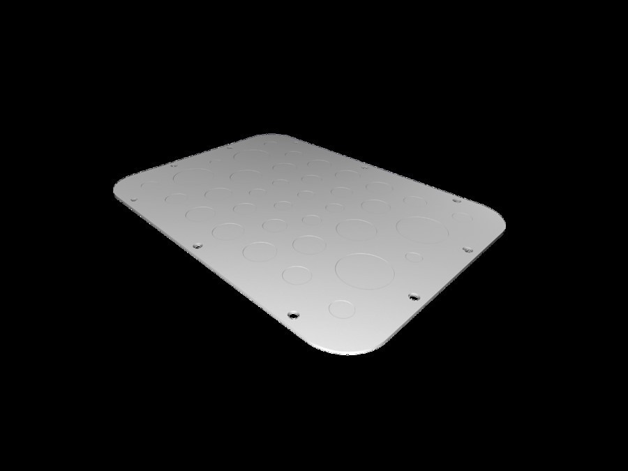 Rittal Metall-Flanschplatte AX 2575.100 2575100 Image