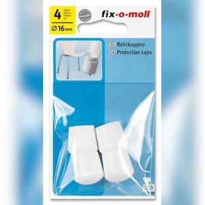 Rohrkappen rund 16mm weiß fix-o-moll Image