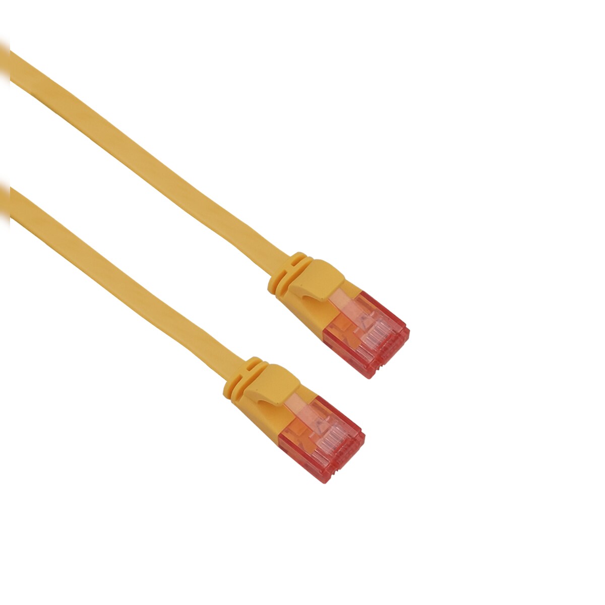 Helos ultra slim Patchkabel U/UTP Cat 6 gelb 15,0m Image