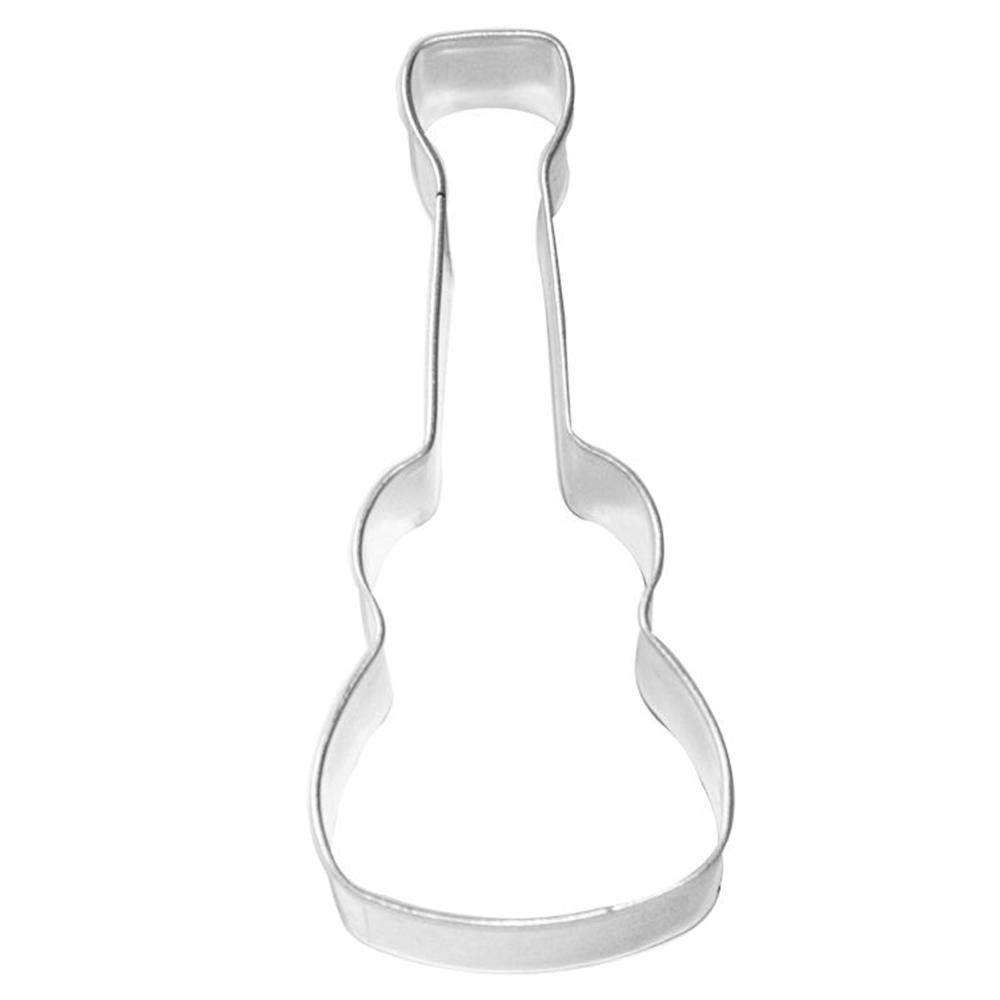 RBV BIRKMANN Birkmann Ausstechform Gitarre, Ausstecher, Plätzchenform, Keks, Plätzchen, Edelstahl, 8 cm, 194977 Image