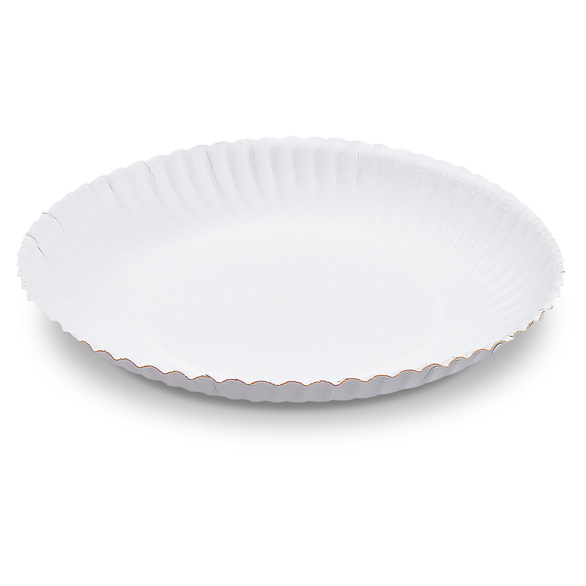 VEPATIM 50x BIONATURE Pappteller aus Frischfaser rund tief O34cm fettdicht weiß Image