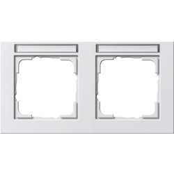 Gira Abdeckrahmen 2f rws/matt 109222 Image