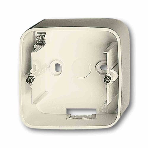 Busch-Jaeger DURO 2000 SI Gehäuse AP, 1f, Kunststoff, weiß, glänzend, Aufputzgehäuse, IP20 Image