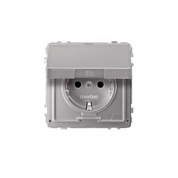 Merten SCHUKO-Steckdose alu MEG2310-7260