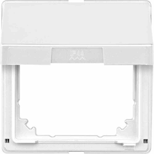 Merten Zwischenring mit Klappdeckel, AQUADESIGN - polarweiß Image