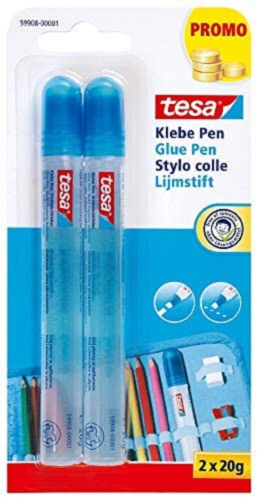 tesa 59908-00001-05 Klebe Pen Vielzweckkleber 2x 20g Image